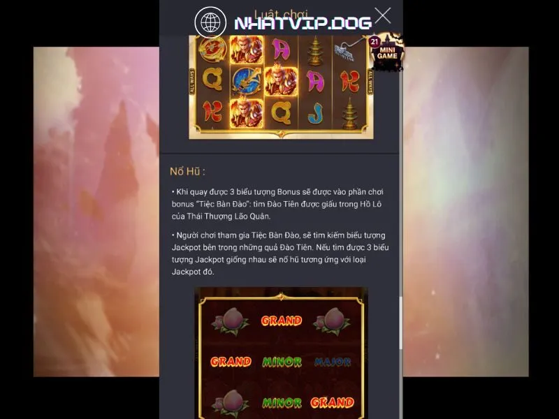 Cơ chế thưởng hũ nổ trong Tây du thần khí