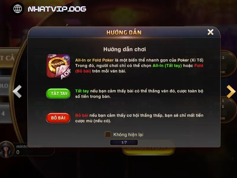 Hướng dẫn chơi Poker chi tiết cùng Nhatvip