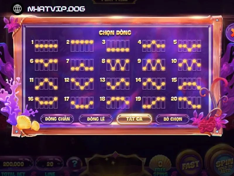 Luật chơi quay hũ Thủy Cung