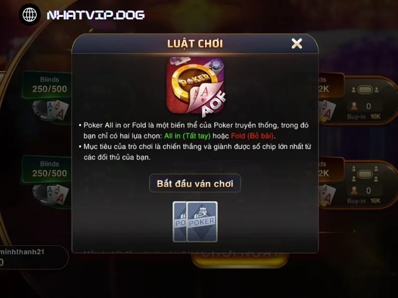 Luật đánh Poker được quy định rõ ràng