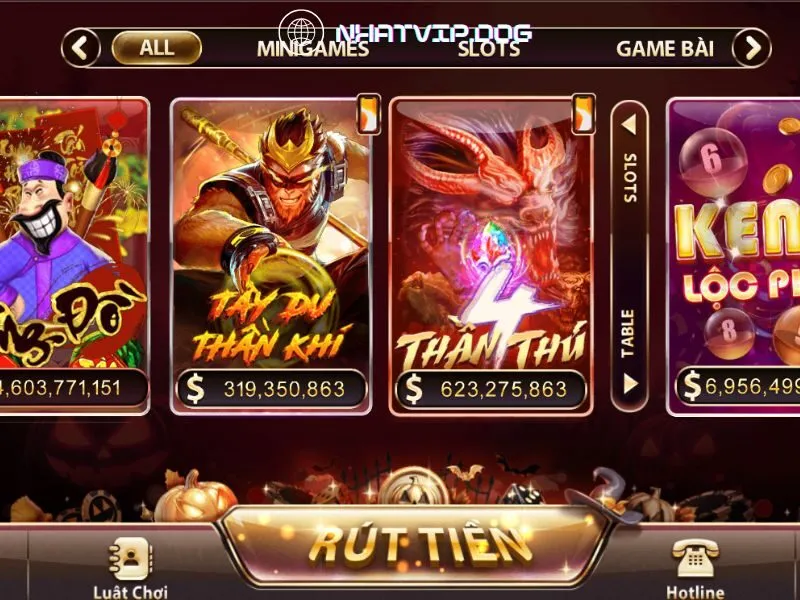 Nổ hũ 4 Thần Thú có cơ chế thưởng hấp dẫn