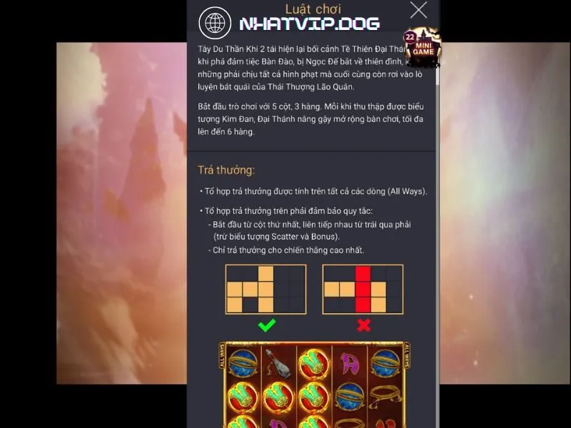 Quy định luật chơi rõ ràng trong Tây du Thần khí