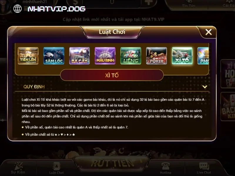 Tham gia game bài Nhatvip nhận nhiều khuyến mãi lớn